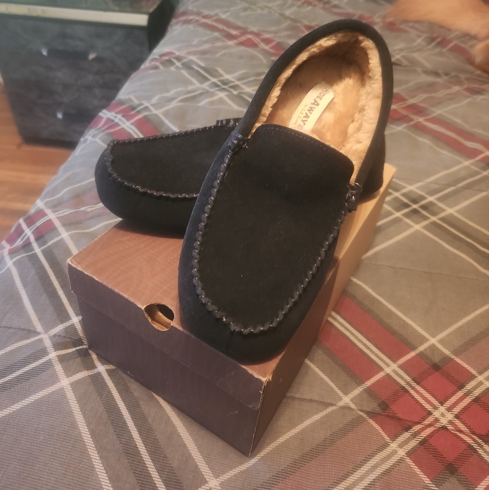 Hideaways loafers for Men in black. Size 9